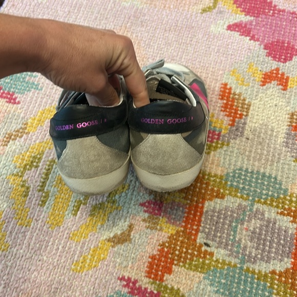 Golden Goose Women's Camouflage and Pink Star Sneakers size 40 - Picture 12 of 13